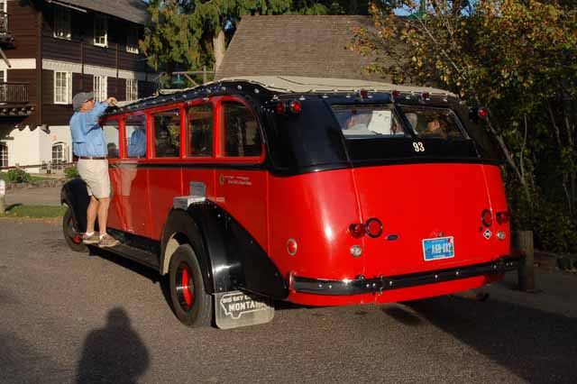 one of the red buses